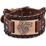 Bracelet Wolf Fenrir - Vintage Nordic Scandinavian Talisman - Gothic Bracelet for Celtic Pagan